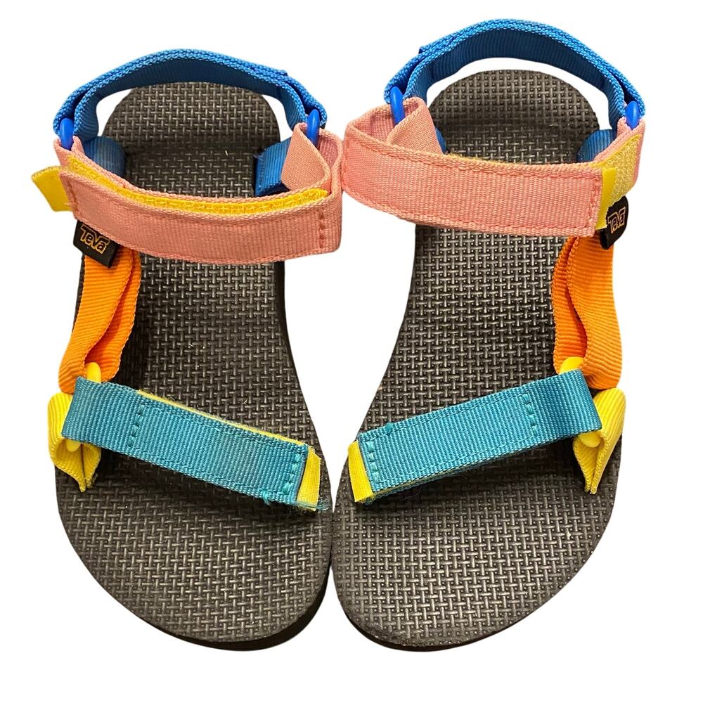 Teva Original Universal Toddler Sandals Multicolor Sze 1 Beach Pool Summer Play